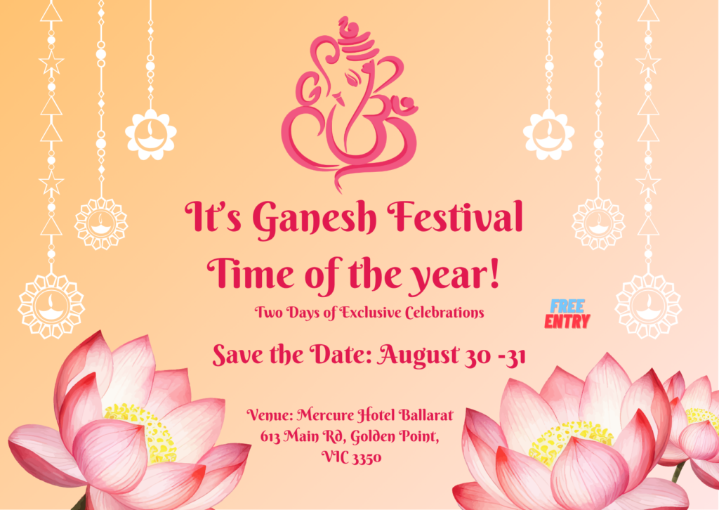 Ganesh Festival 2025 - Save the date